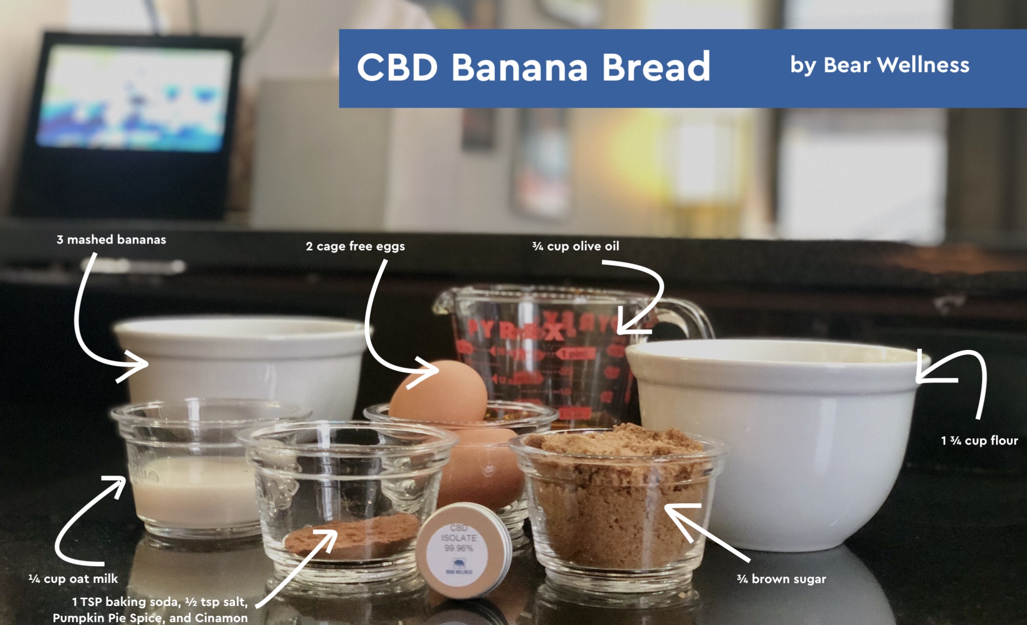 CBD Banana Bread by Bear Wellness